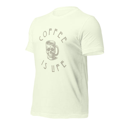 COFFEE IS LIFE Unisex t-shirt