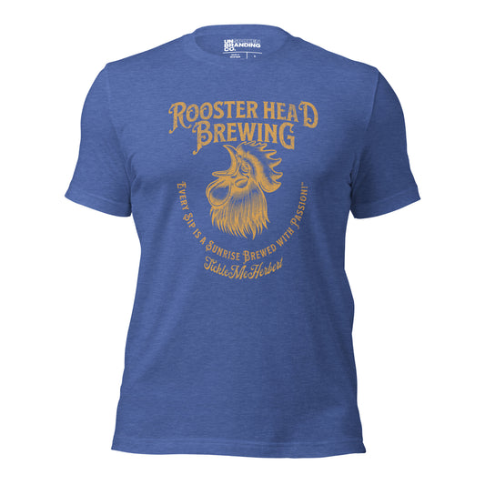 Rooster head Unisex t-shirt