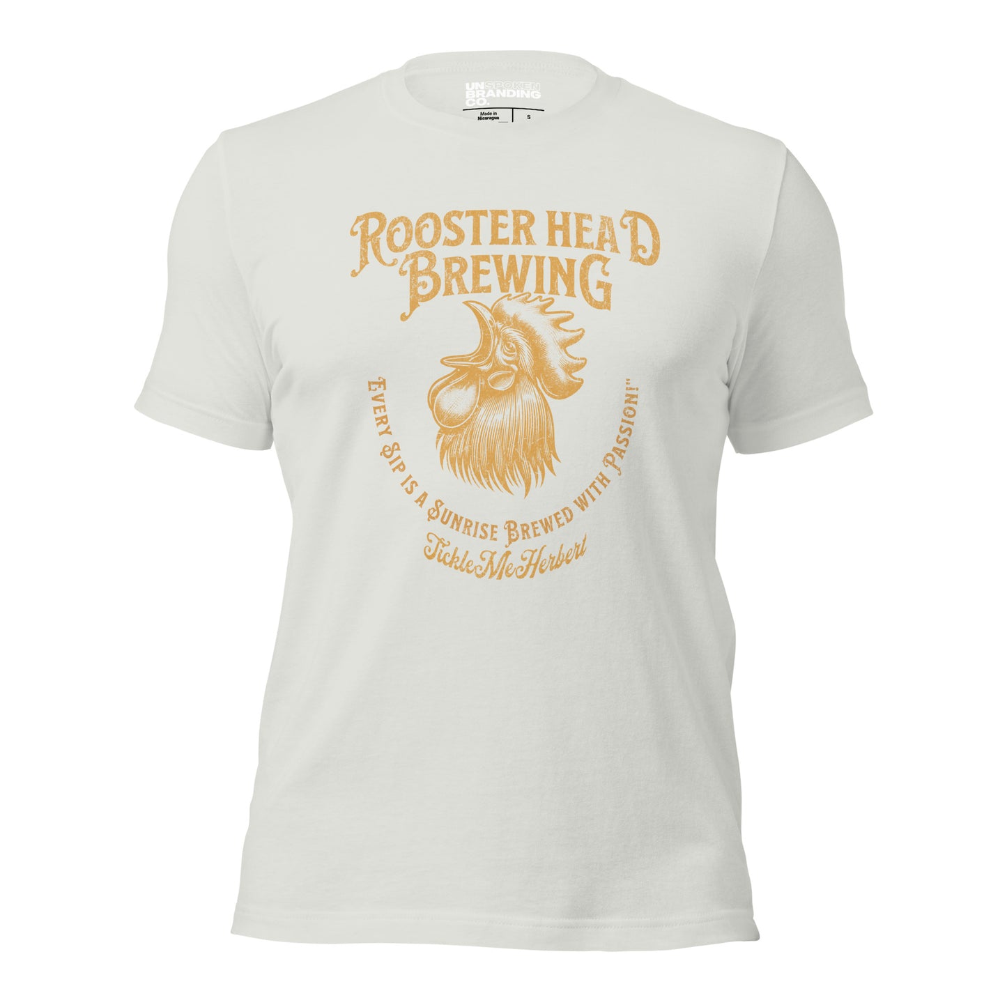 Rooster head Unisex t-shirt