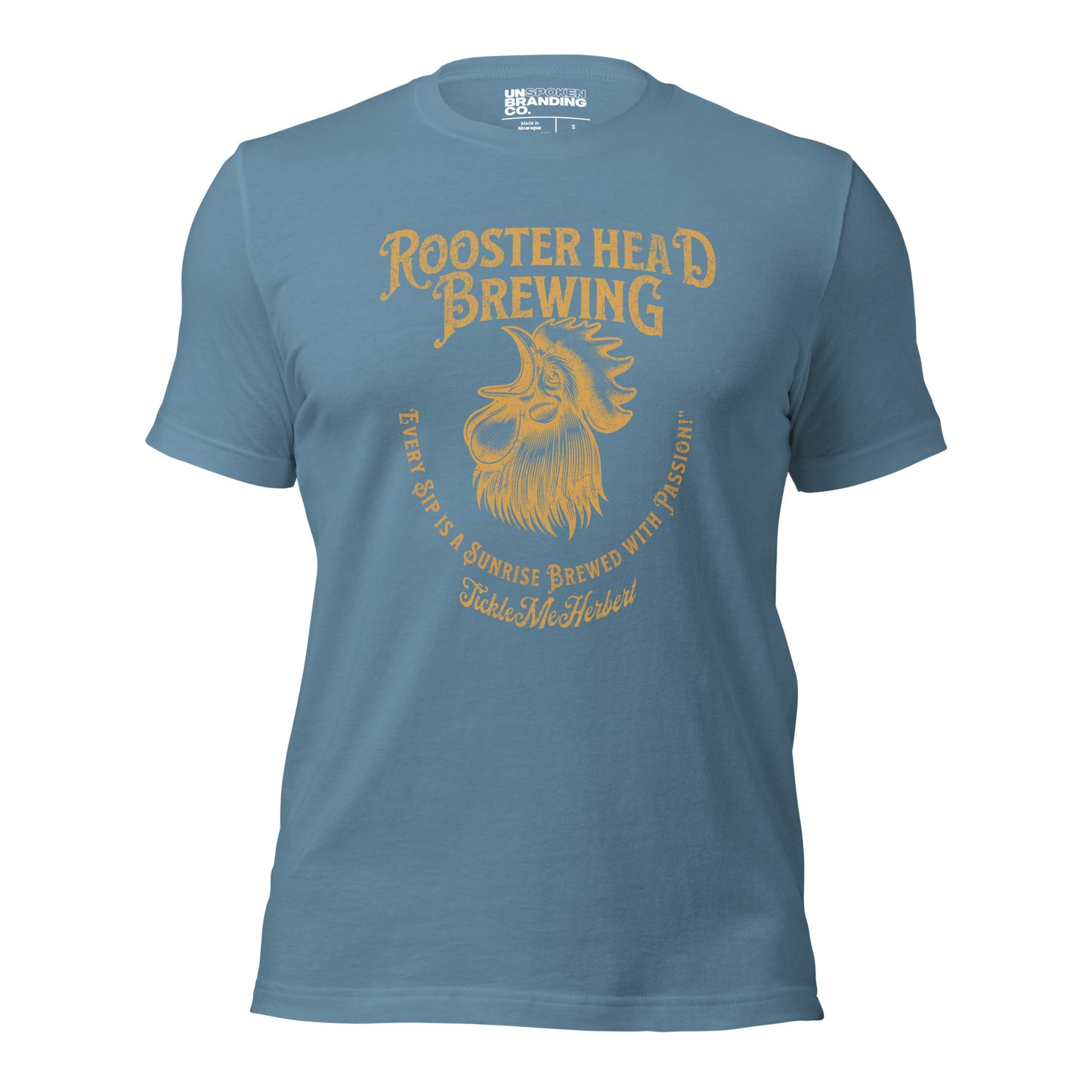 Rooster head Unisex t-shirt