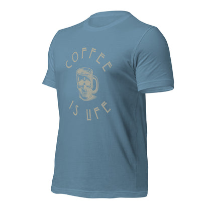 COFFEE IS LIFE Unisex t-shirt