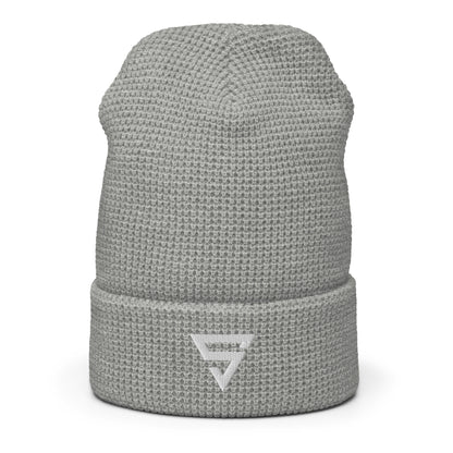 White S Waffle beanie