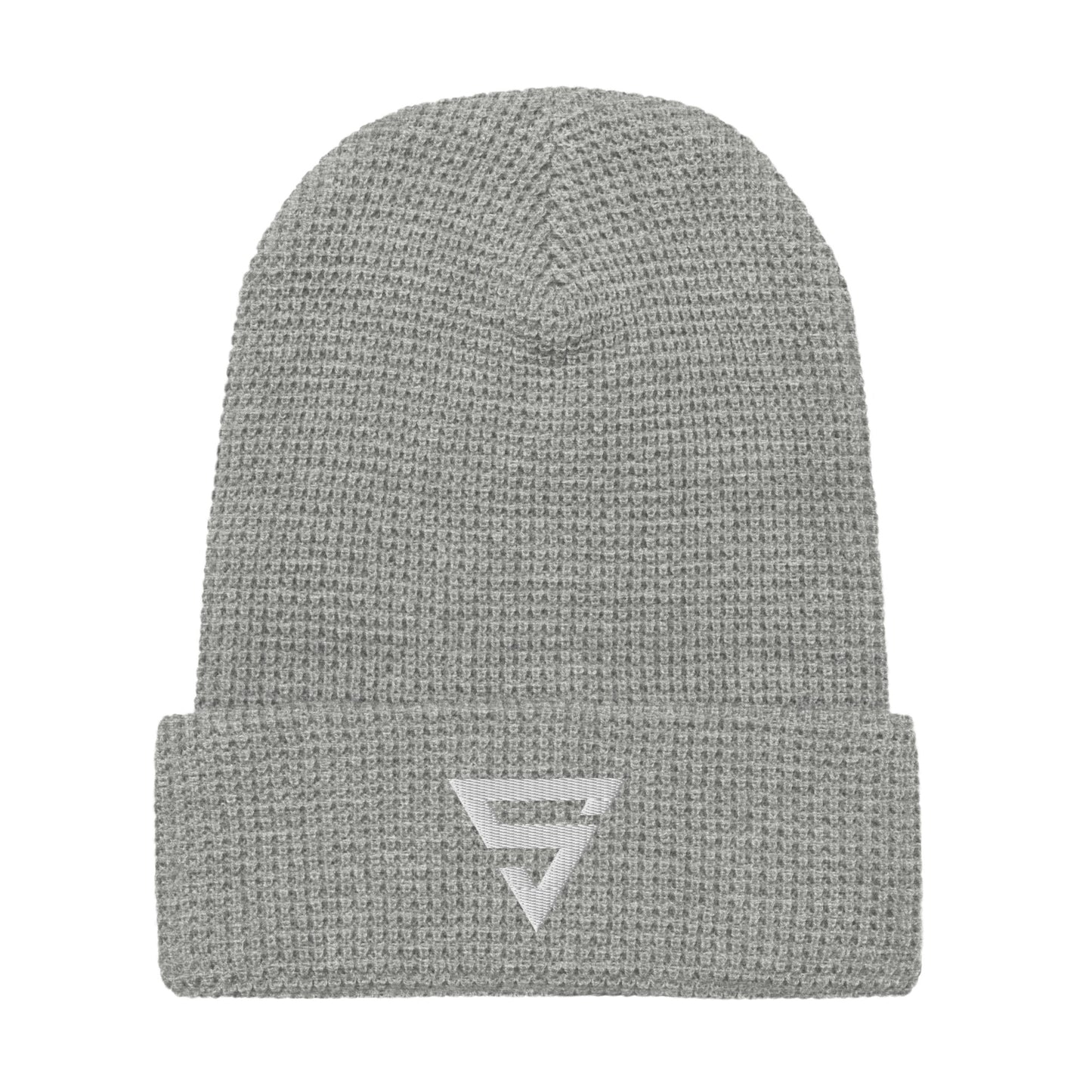 White S Waffle beanie