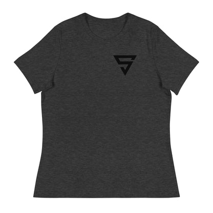 Black S Women's Relaxed T-Shirt